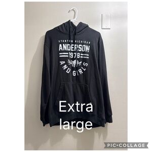 1978 Black Hoodie for Men